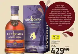 Fleggaard Kilchoman Sanaig 46%. tilbud