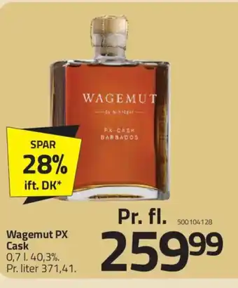 Fleggaard Wagemut PX Cask tilbud