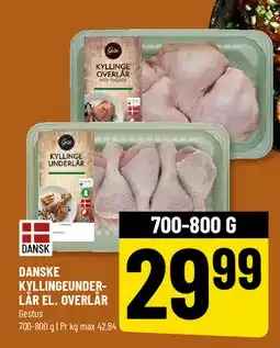 Løvbjerg Danske kyllingeunder- lår el. overlar gestus tilbud