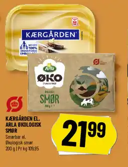 Løvbjerg Kærgården el. arla økologisk smør tilbud