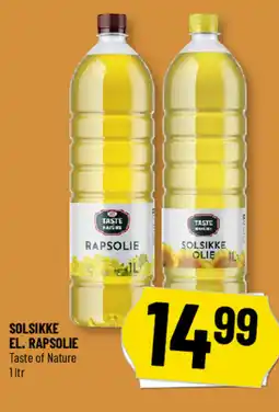 Løvbjerg Solsikke el. rapsolie taste of nature tilbud