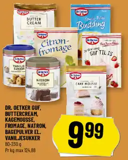 Løvbjerg Dr. oetker guf, buttercream, kagemousse, fromage, natron, bagepulver el. vaniljesukker tilbud
