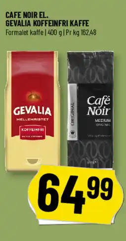 Løvbjerg Cafe noir el. gevalia koffeinfri kaffe tilbud