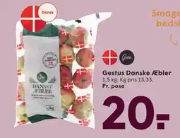 SPAR Gestus Danske Æbler, DKK 20 tilbud