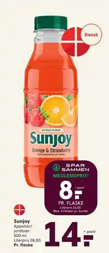 SPAR Sunjoy, DKK 14, App-pris tilbud