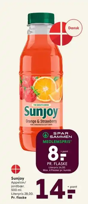 SPAR Sunjoy, DKK 14, App-pris tilbud