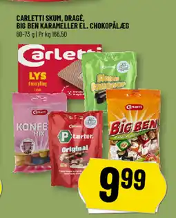 Løvbjerg Big ben karameller el. chokopålæg tilbud