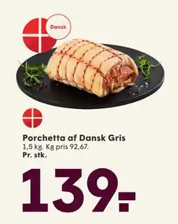 SPAR Porchetta af Dansk Gris, DKK 139 tilbud