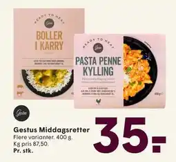 SPAR Gestus Middagsretter, DKK 35 tilbud