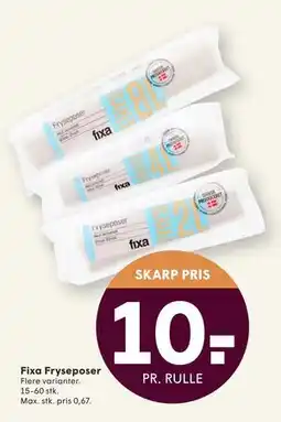 SPAR Fixa Fryseposer, DKK 10 tilbud
