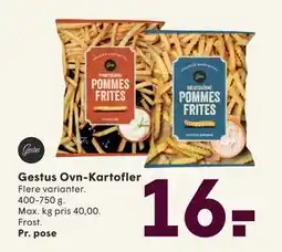 SPAR Gestus Ovn-Kartofler, DKK 16 tilbud