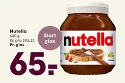 SPAR Nutella, DKK 65 tilbud