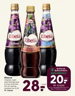 SPAR Ribena, DKK 28, App-pris tilbud