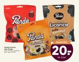 SPAR Panda Licorice eller Dragé, DKK 20 tilbud