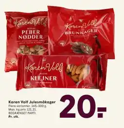 SPAR Karen Volf Julesmåkager, DKK 20 tilbud