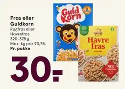 SPAR Fras eller Guldkorn, DKK 30 tilbud