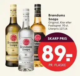 SPAR Brøndums Snaps, DKK 89 tilbud