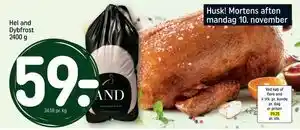 Hel and Dybfrost 2400 g, DKK 59