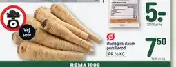 REMA 1000 Økologisk dansk persillerod, DKK 7.5 tilbud