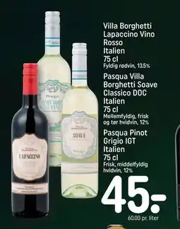 REMA 1000 Pasqua Pinot Grigio IGT Italien 75 cl, DKK 45 tilbud