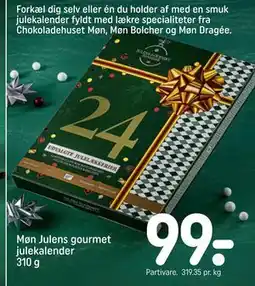 REMA 1000 Møn Julens gourmet julekalender 310 g, DKK 99 tilbud