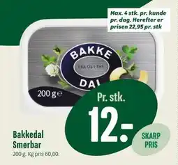 Min Købmand Bakkedal Smørbar, DKK 12 tilbud