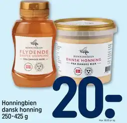 REMA 1000 Honningbien dansk honning 250-425 g, DKK 20 tilbud