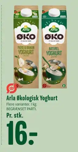 Min Købmand Arla Økologisk Yoghurt, DKK 16 tilbud