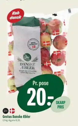 Min Købmand Gestus Danske Æbler, DKK 20 tilbud