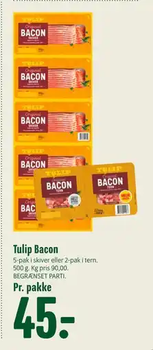 Min Købmand Tulip Bacon, DKK 45 tilbud