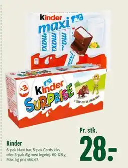 Min Købmand Kinder, DKK 28 tilbud