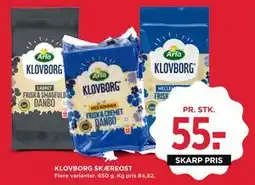 MENY KLOVBORG SKÆREOST, DKK 55 tilbud