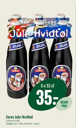 Min Købmand Ceres Jule-Hvidtøl, DKK 35 tilbud