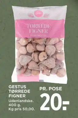 MENY GESTUS TØRREDE FIGNER, DKK 20 tilbud