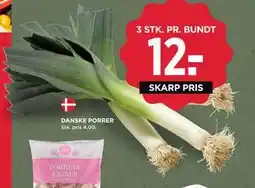 MENY DANSKE PORRER, DKK 12 tilbud