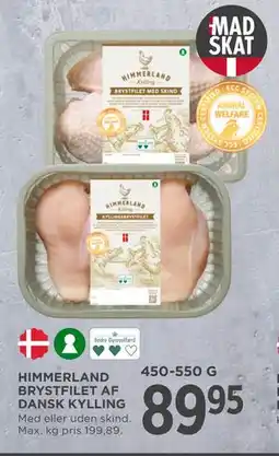 MENY HIMMERLAND BRYSTFILET AF DANSK KYLLING, DKK 89.95 tilbud