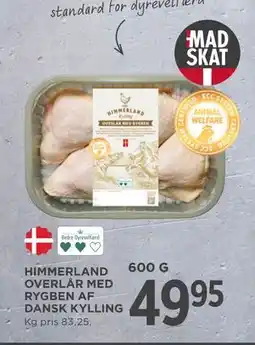 MENY HIMMERLAND OVERLÅR MED RYGBEN AF DANSK KYLLING, DKK 49.95 tilbud