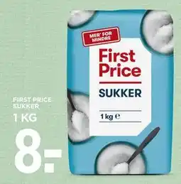 MENY FIRST PRICE SUKKER, DKK 8 tilbud
