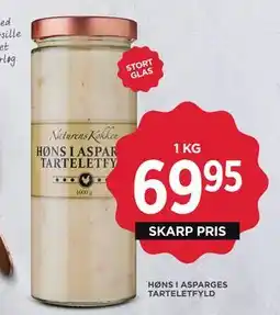 MENY HØNS I ASPARGES TARTELETFYLD, DKK 69.95 tilbud