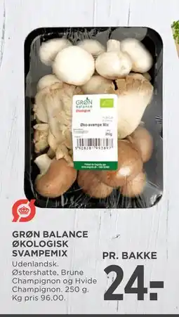 MENY GRØN BALANCE ØKOLOGISK SVAMPEMIX, DKK 24 tilbud