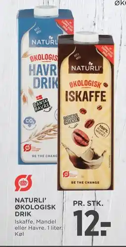 MENY NATURLI’ ØKOLOGISK DRIK, DKK 12 tilbud