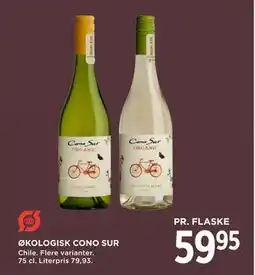 MENY ØKOLOGISK CONO SUR, DKK 59.95 tilbud