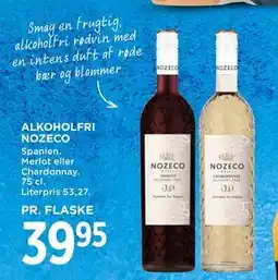 MENY ALKOHOLFRI NOZECO, DKK 39.95 tilbud