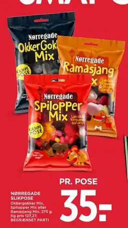 MENY NØRREGADE SLIKPOSE, DKK 35 tilbud