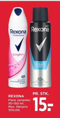 MENY REXONA, DKK 15 tilbud
