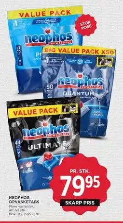 MENY NEOPHOS OPVASKETABS, DKK 79.95 tilbud