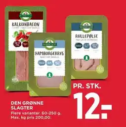 MENY DEN GRØNNE SLAGTER, DKK 12 tilbud