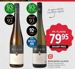 MENY ØKOLOGISK ALLRAM, DKK 79.95 tilbud