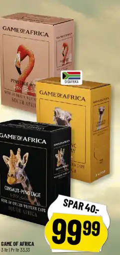 Løvbjerg Game of africa tilbud