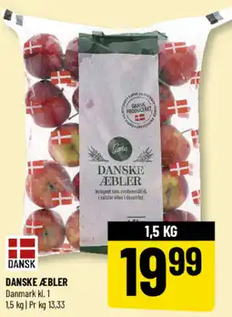 Løvbjerg Danske æbler danmark kl. 1 tilbud